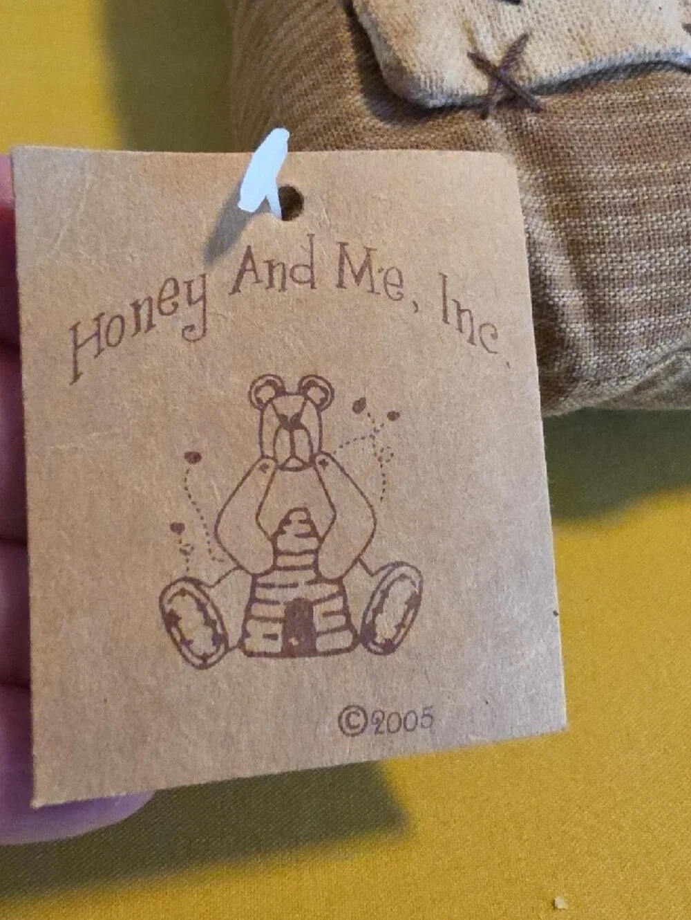 NWT ▪︎ Decorative Pillow by Honey and Me Inc. ▪︎ 2005. ▪ Hand Over The Chocolate